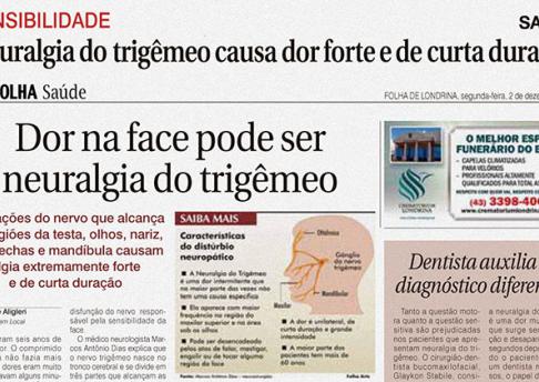 Dor na face pode ser neuralgia do trigêmeo